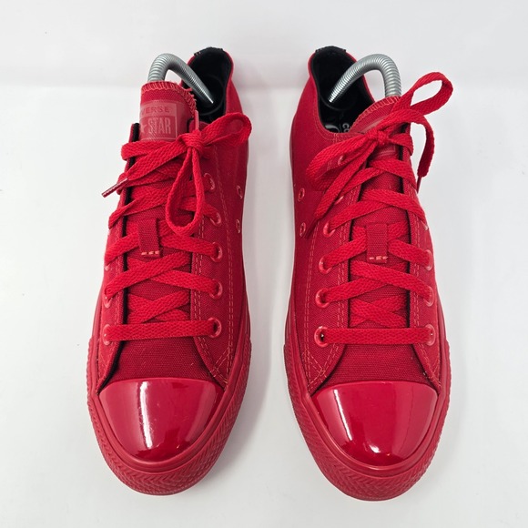 Converse All Star x OPI Red Heads Ahead Low Top Sneakers Red Womens 9 Mens 7 - Picture 5 of 16